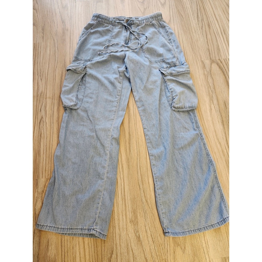 Project Rebel Chambray Cargo Women's Size Medium Blue